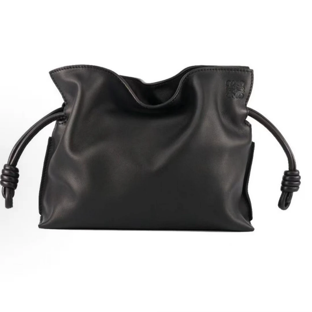 99新 LOEWE/罗意威 【一梵】Flamenco福袋大号托特包  黑色