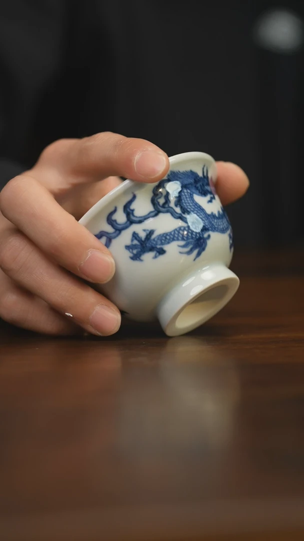 【闪购商品】杯柴窑青花破价福利