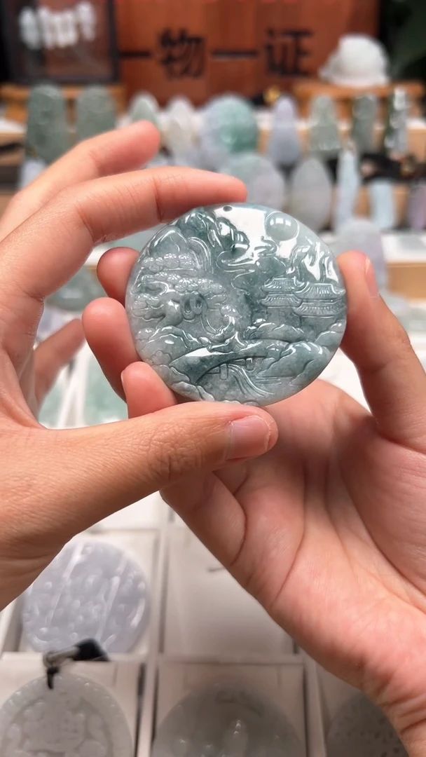 【闪购商品】翡翠颈饰未镶嵌天然A货翡翠1/22/30