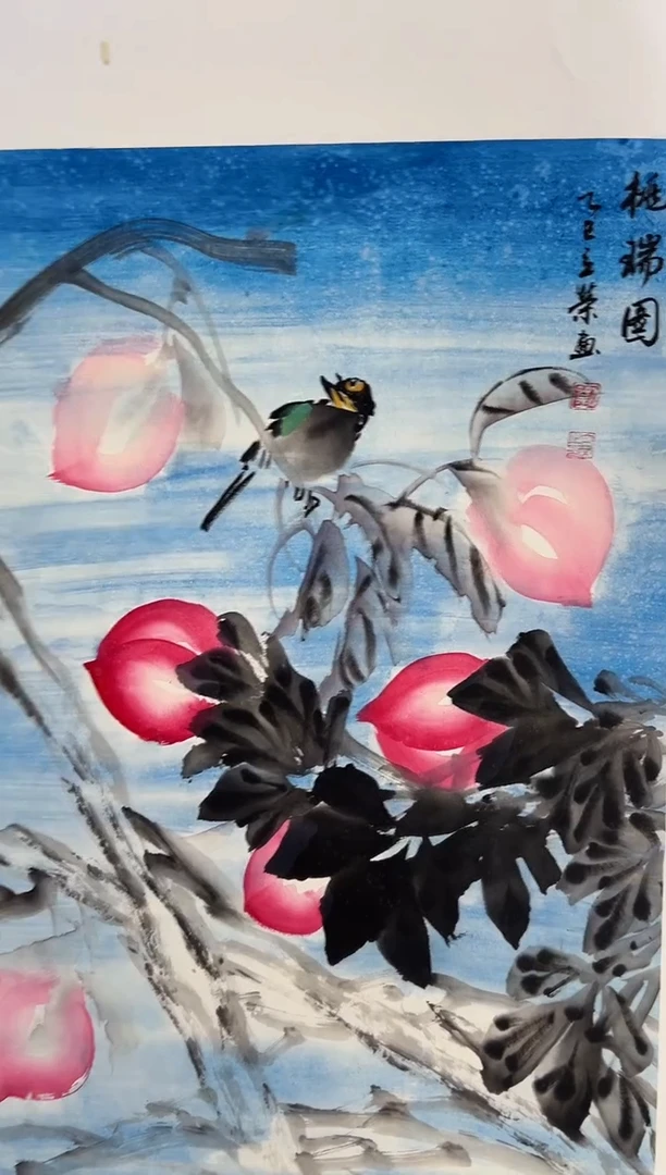 国画刘立荣亲笔绘画手绘作品D8