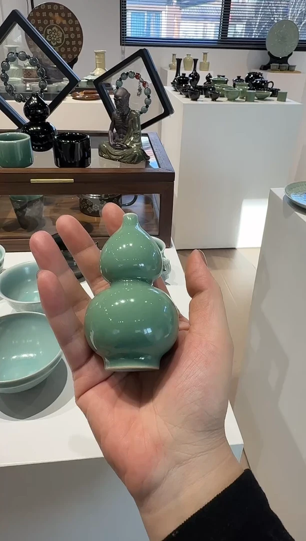 青瓷手工茶器包邮