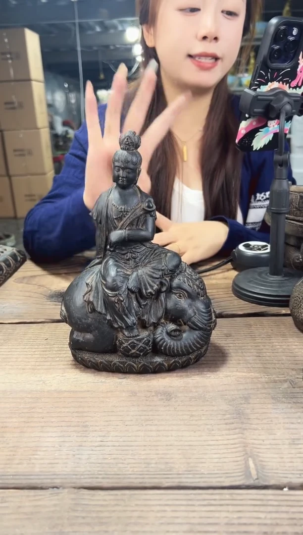 陶土【火山泥】普贤菩萨