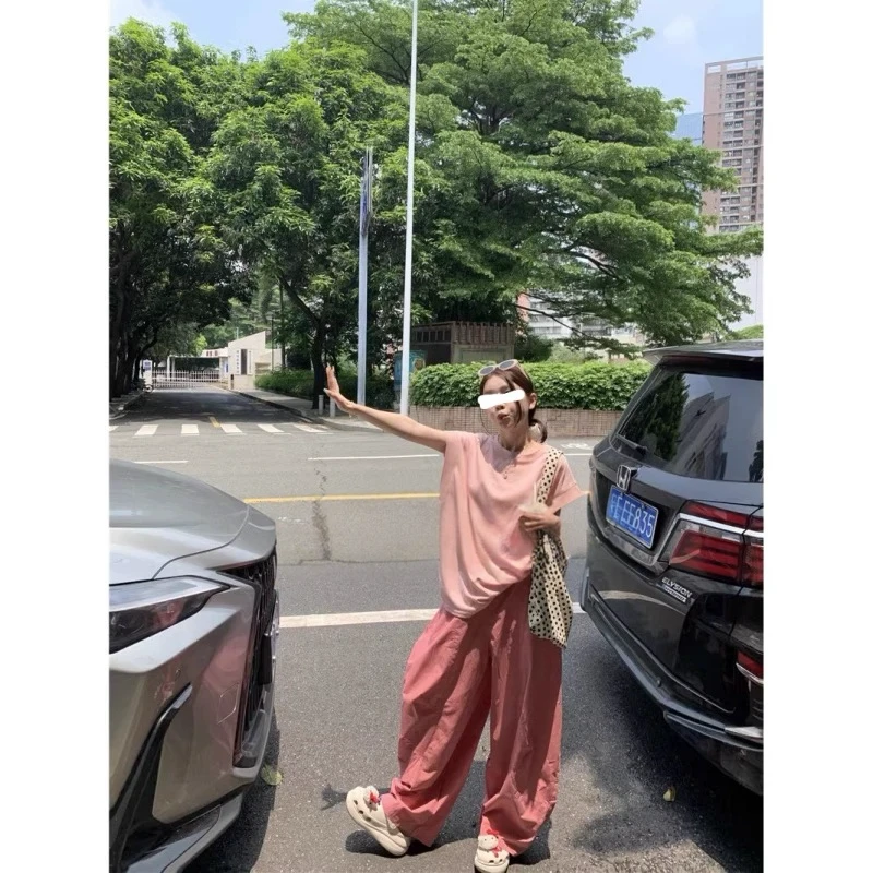 【可爱多】两件套可盐可甜夏季时尚休闲运动套装韩版穿搭减龄