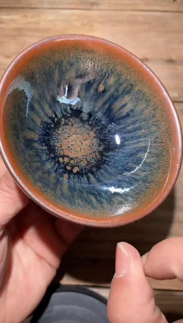 【闪购商品】茶盏建窑建盏柴烧373