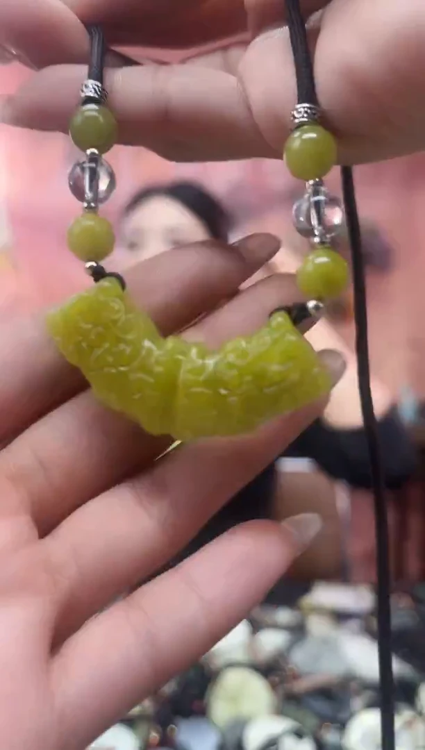 未镶嵌岫玉吊坠多样性发货拍一发一