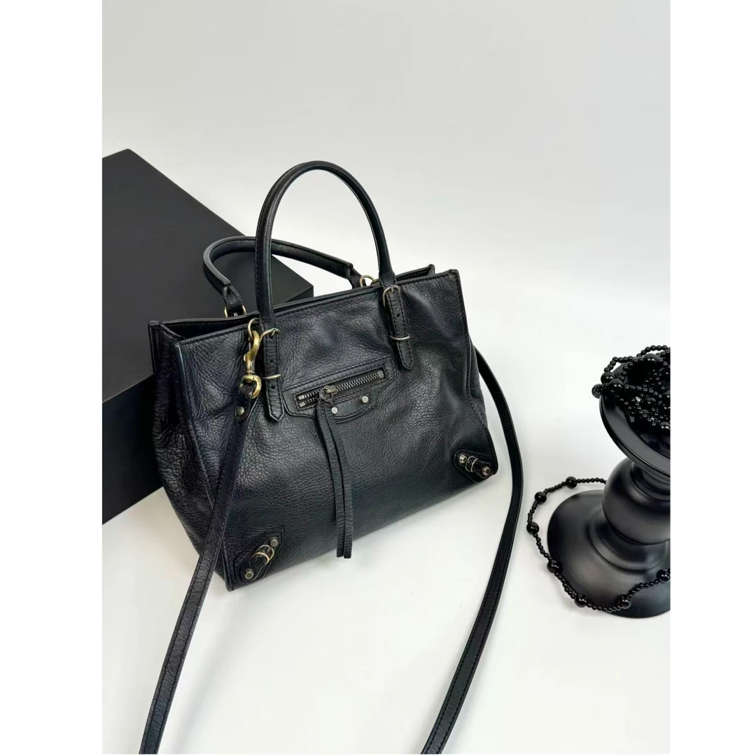 95新 Balenciaga/巴黎世家 【小考拉】巴黎世家 papier黑色斜挎包