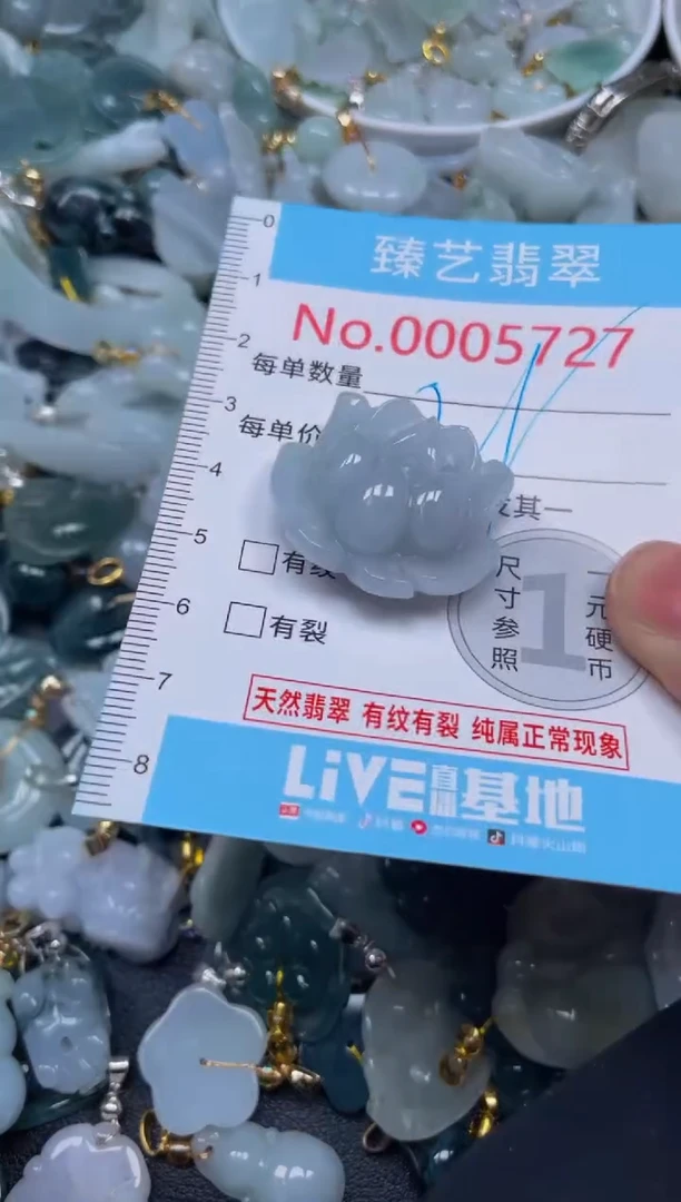 颈饰未镶嵌翡翠5727