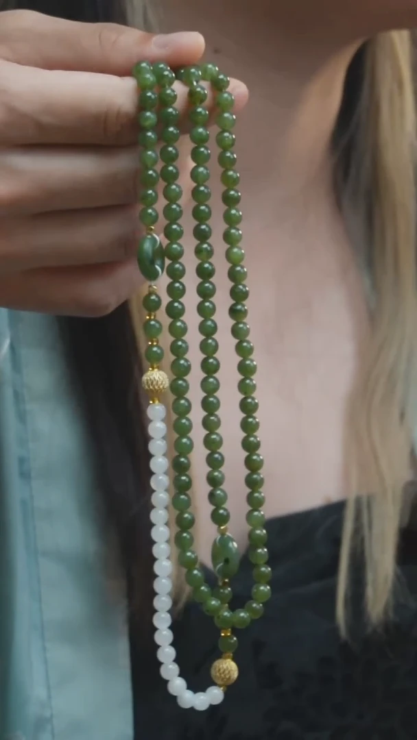 和田玉未镶嵌颈饰X7