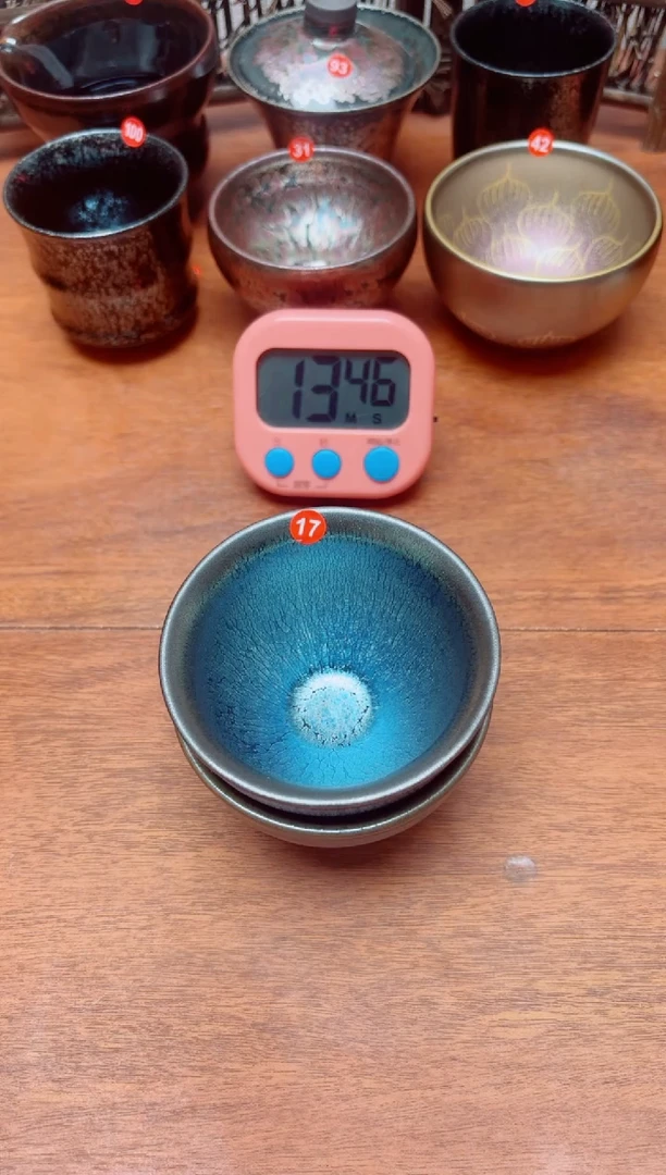 茶盏17号2个建盏工匠茶器