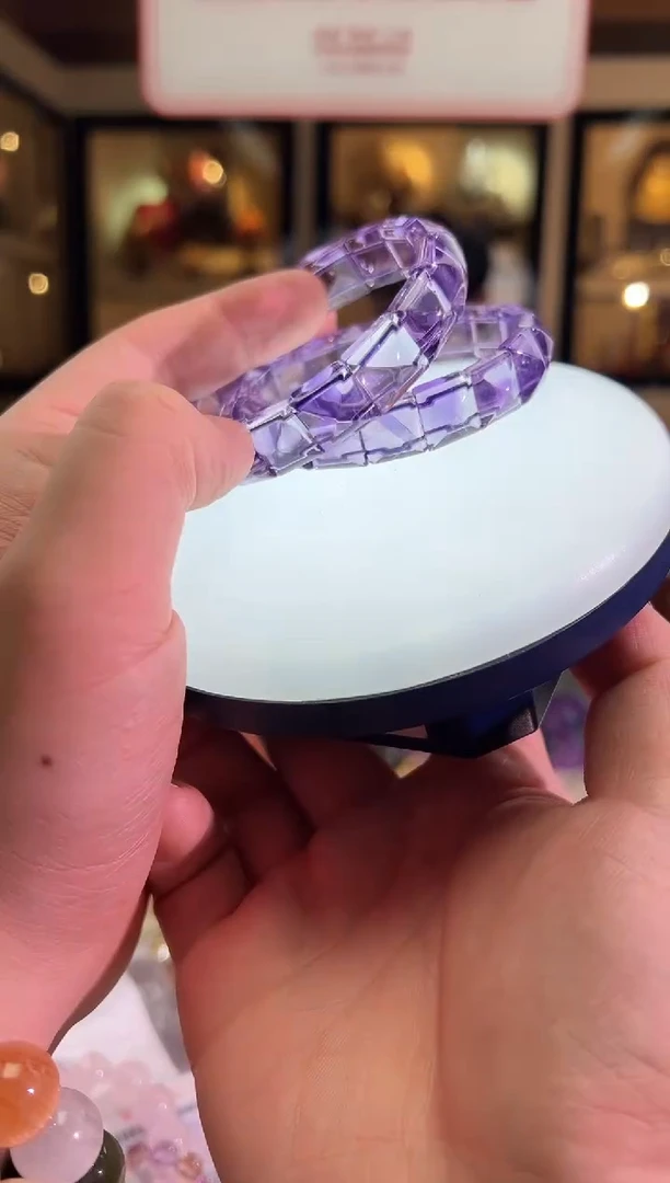 未镶嵌手链水晶mm+老矿巴西紫水手牌（多样性发一）