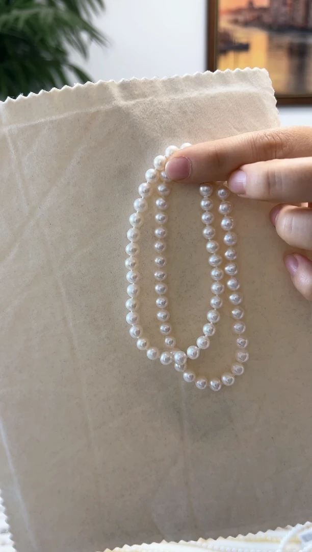 【闪购商品】淡水珍珠项链未镶嵌6-7项链