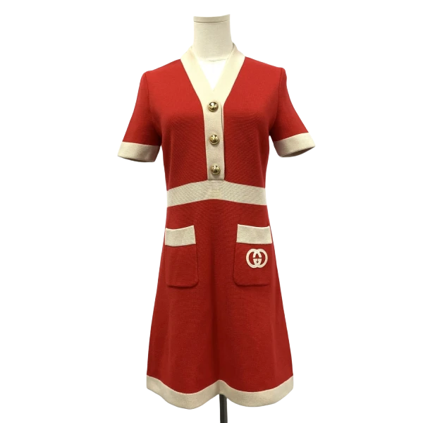 妃鱼/古驰/羊毛/连衣裙/95新/凡1010