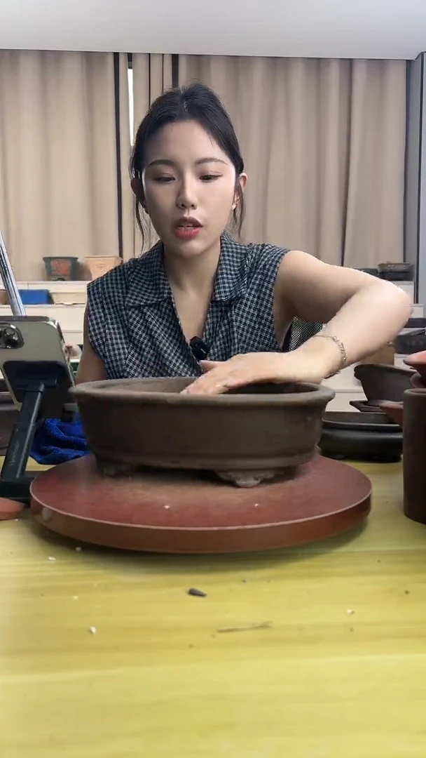 紫砂花盆紫砂花盆微瑕