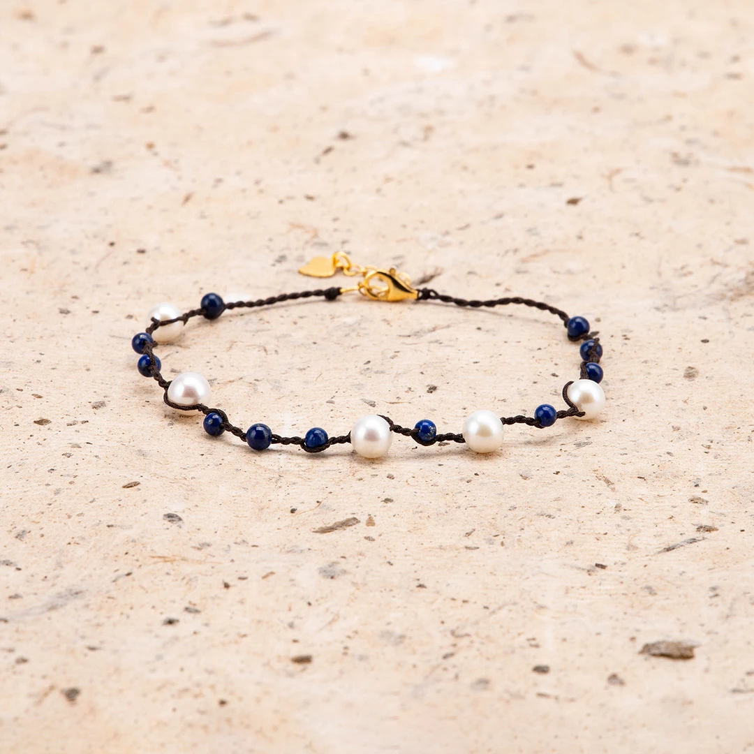 天然珠宝淡水珍珠多宝纯手工编织编绳气质轻奢时尚百搭小众素款