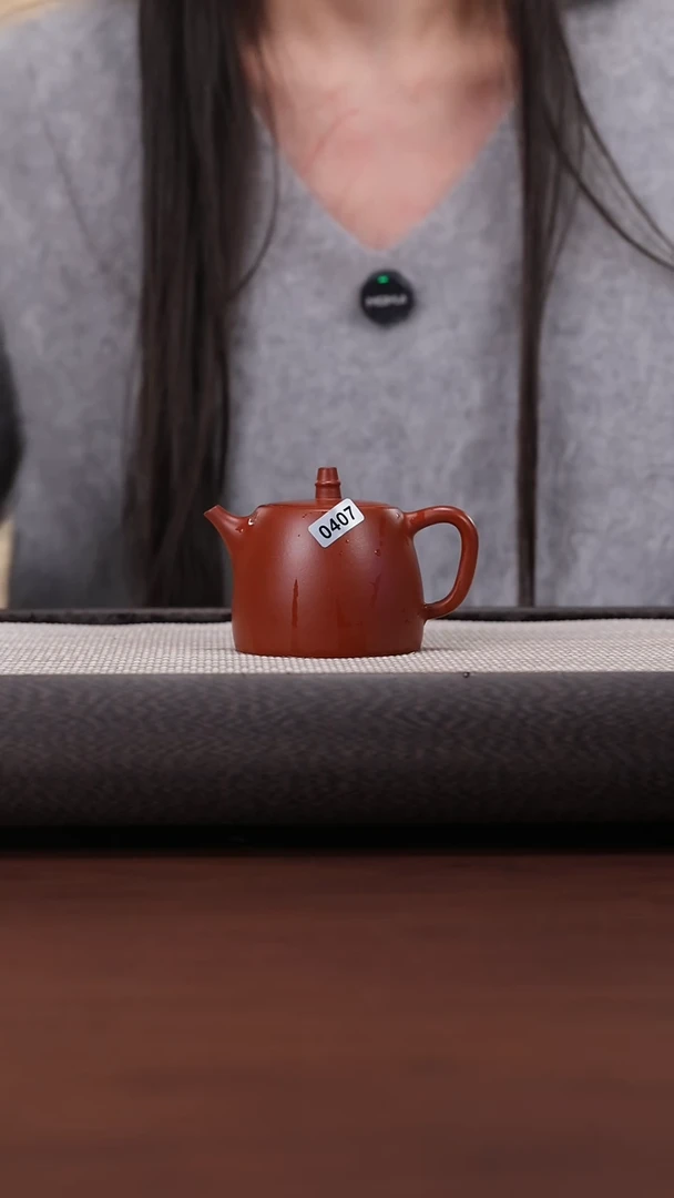 【闪购商品】紫砂茶壶407 朱泥 汉铎 100cc