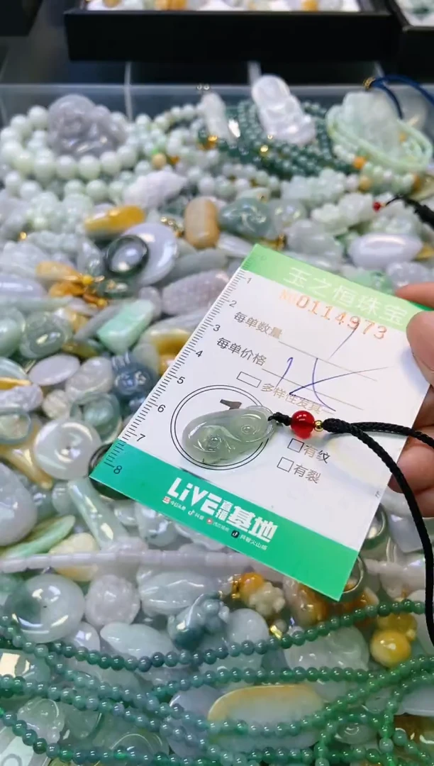 翡翠未镶嵌颈饰闪购0114973