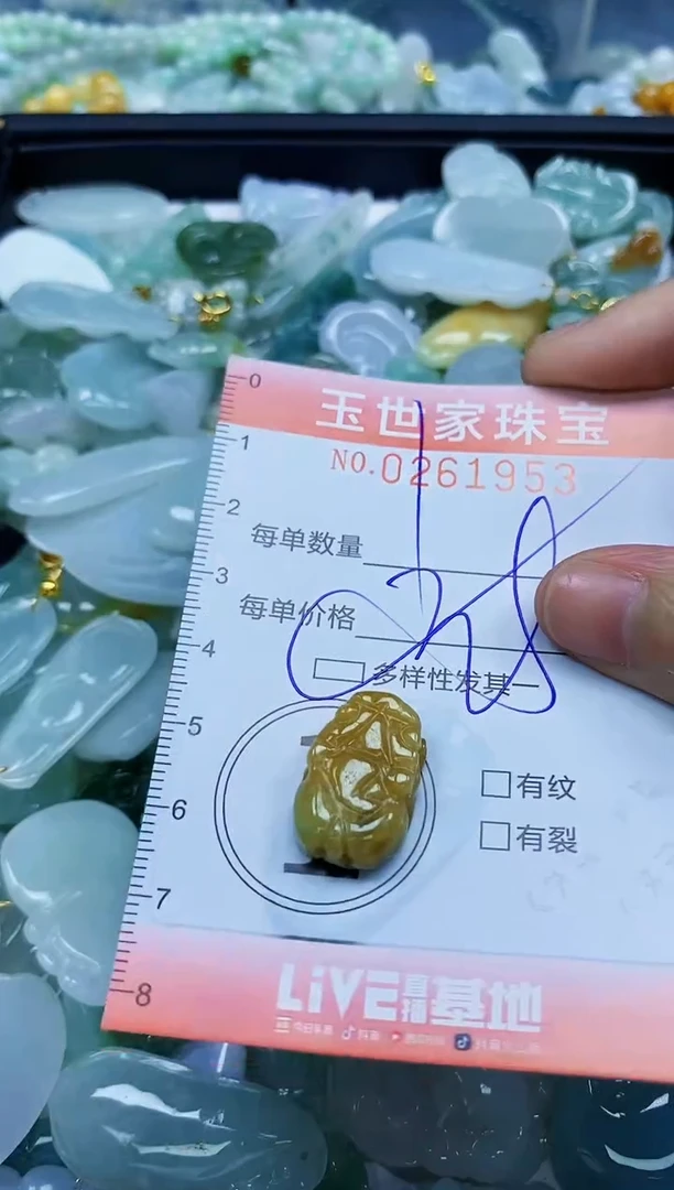 翡翠未镶嵌颈饰闪购0261953多样性发其一