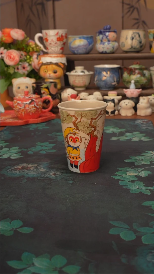 东树  悟空拜师手握杯