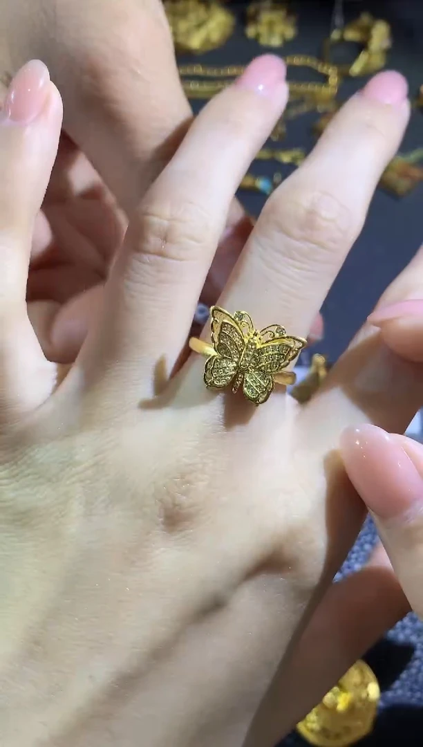 戒指/指环定制足金A59