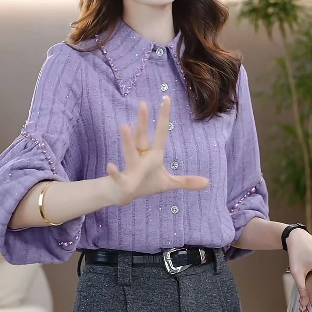 【Jason colors】T简约气质翻领女秋冬季新款慵懒风内搭针织衫上衣