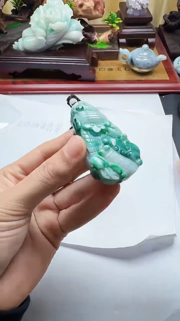 吊坠(不含链)未镶嵌翡翠1