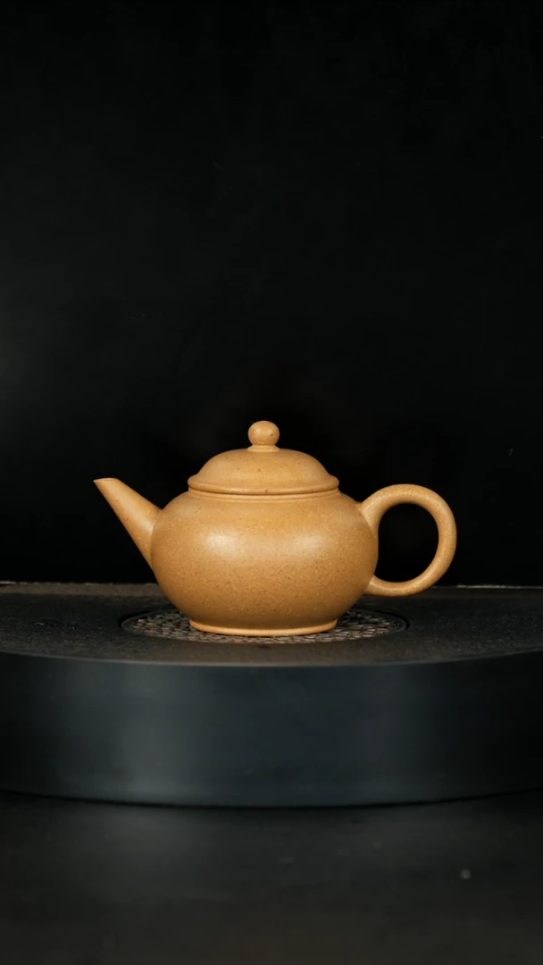 【闪购商品】紫砂茶壶黄龙山四号井黄金段水平150cc