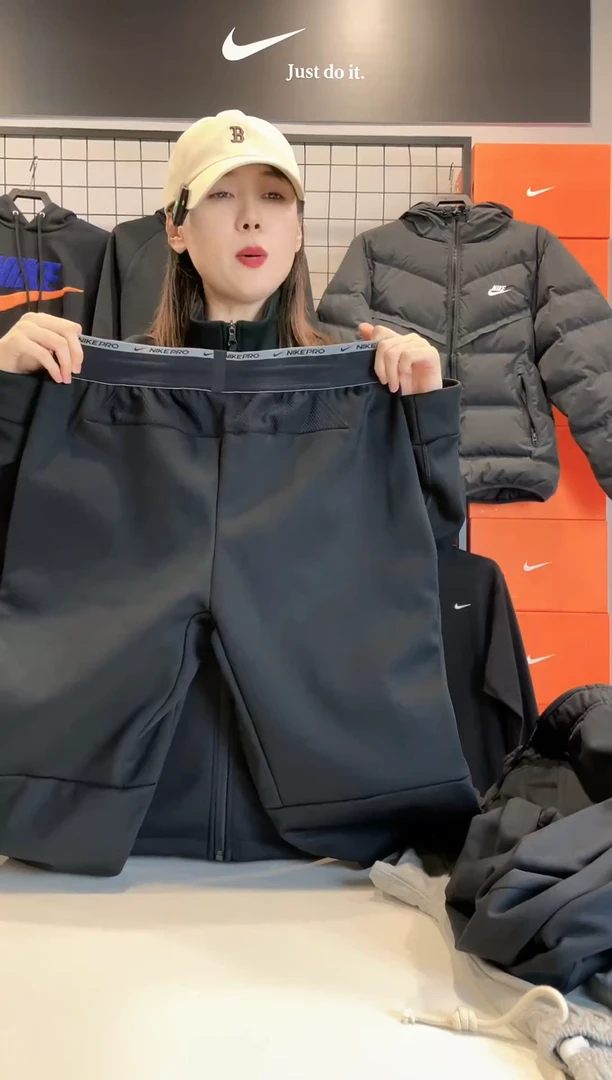 2123 华夫格子长裤L码130-150斤 不退换