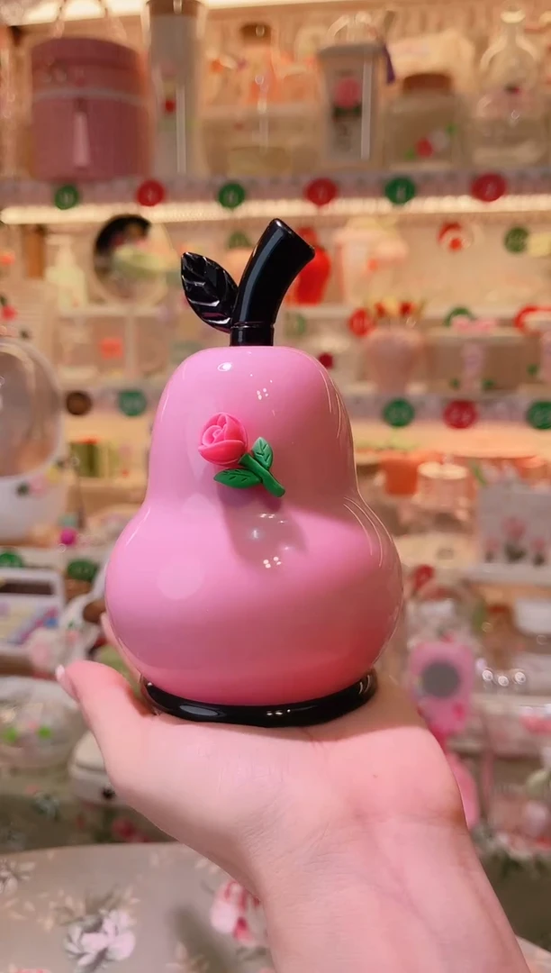 其他品质好发货快放心拍！粉色鸭梨牙签罐