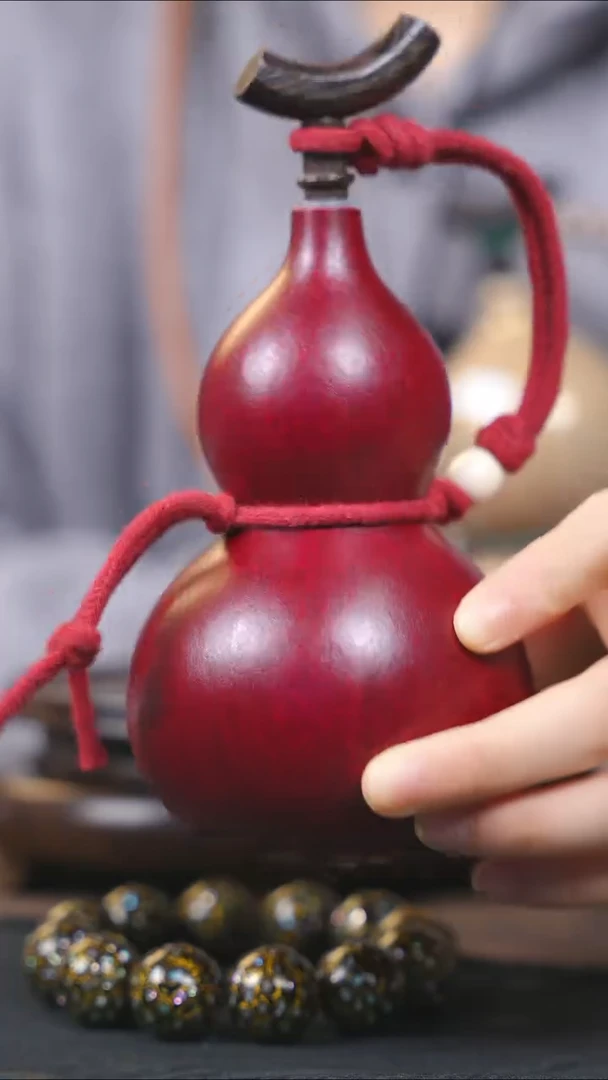 【闪购商品】YZ155红色小容量酒葫芦随缘发