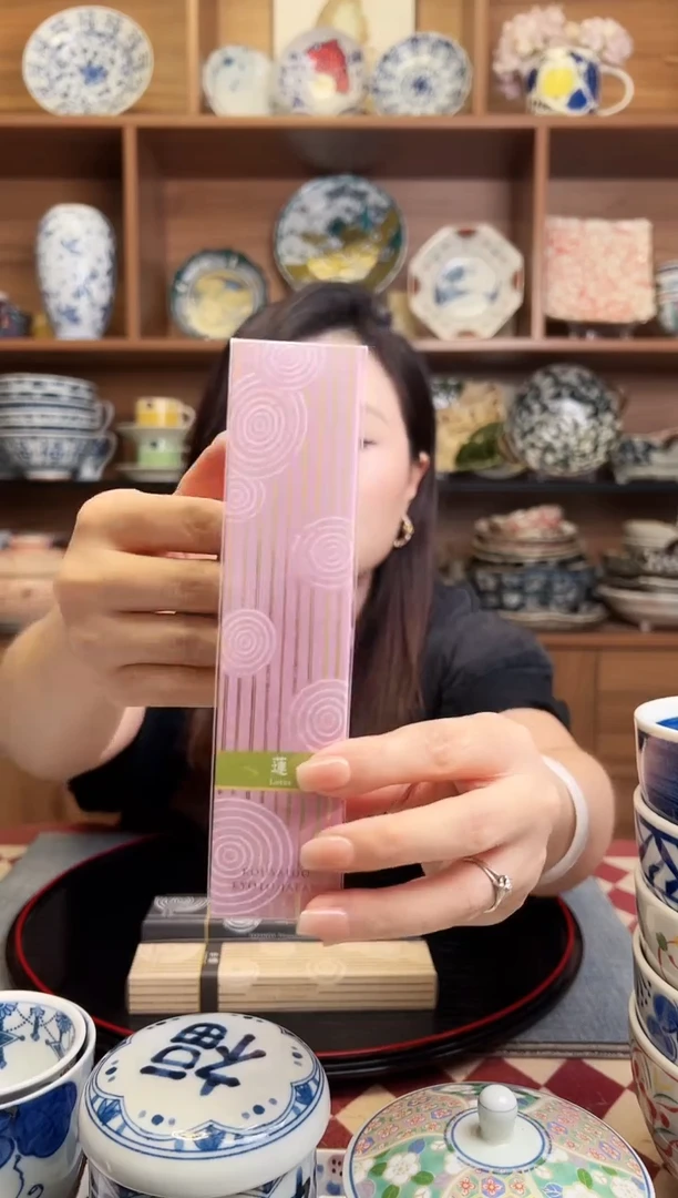 瓷片线香-百乐香-莲-lotus