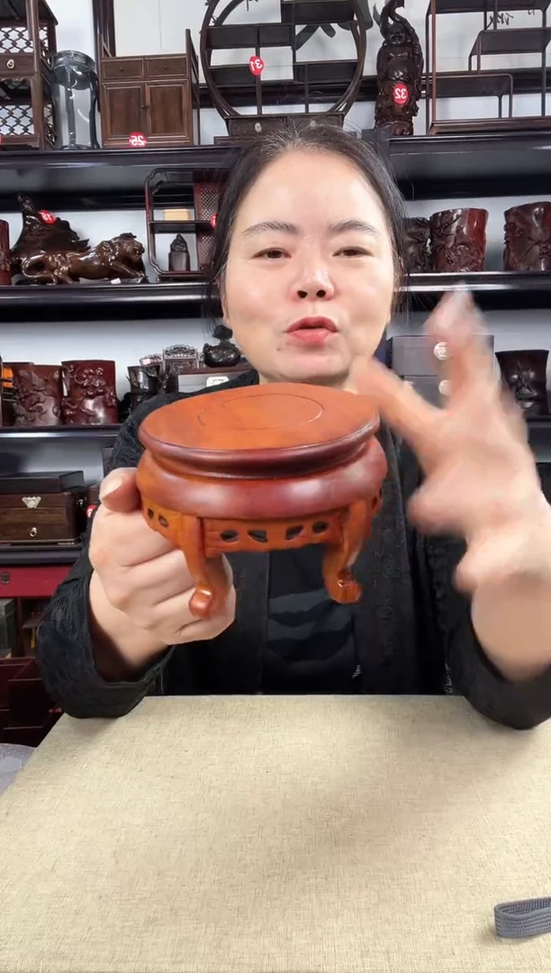 木黄香几老李红木工艺品