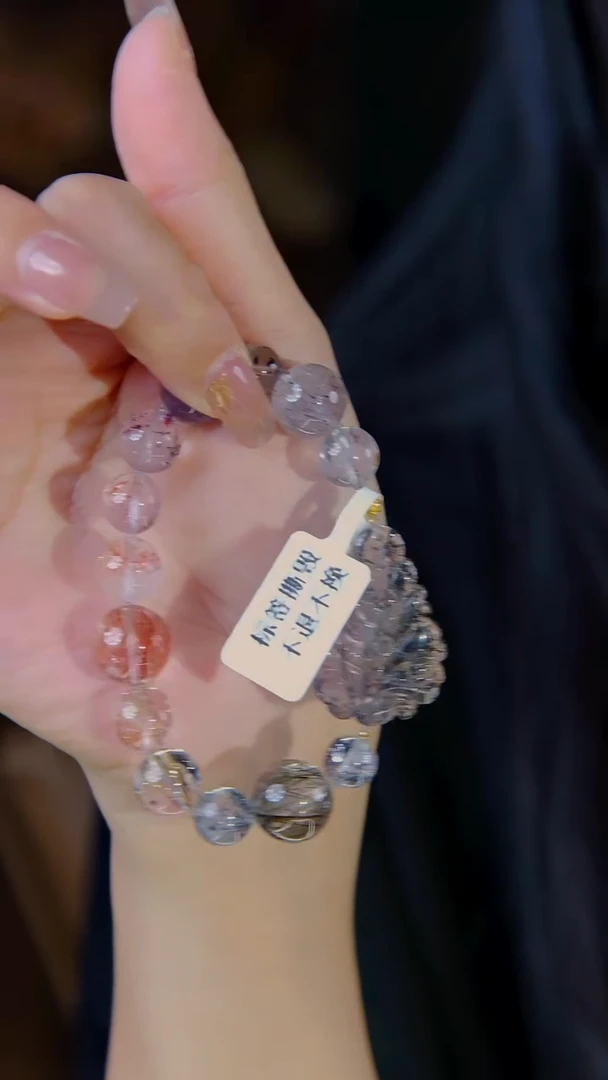 18K金镶嵌手链水晶毒液九尾设计款