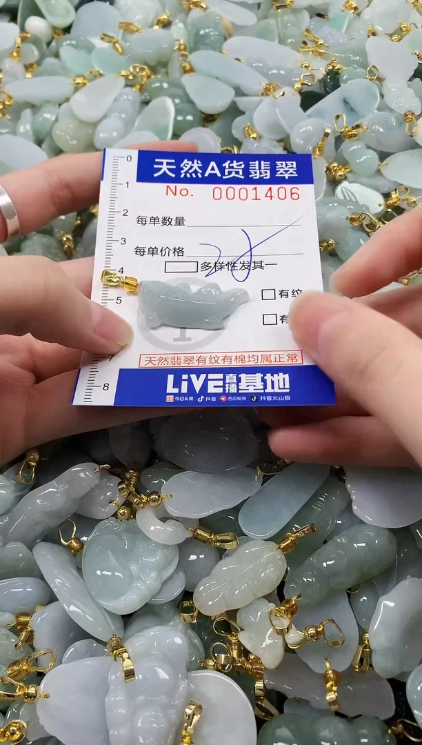 颈饰未镶嵌翡翠天然a货翡翠