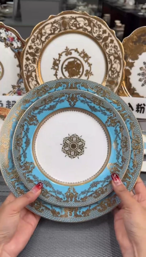 【闪购商品】瓷片10.5+8大小摆台  福利价