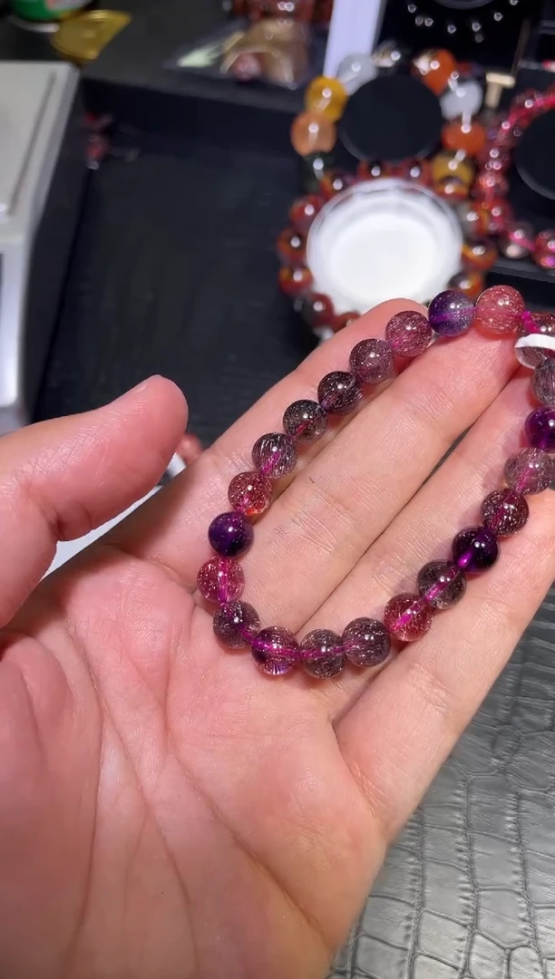 【闪购商品】水晶手链未镶嵌超七单圈A8.5（多样性发其一）