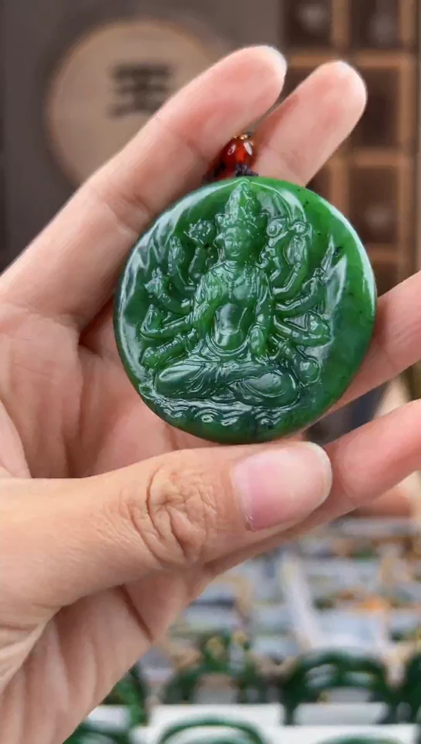 颈饰未镶嵌和田玉拍一发一，拍一发一