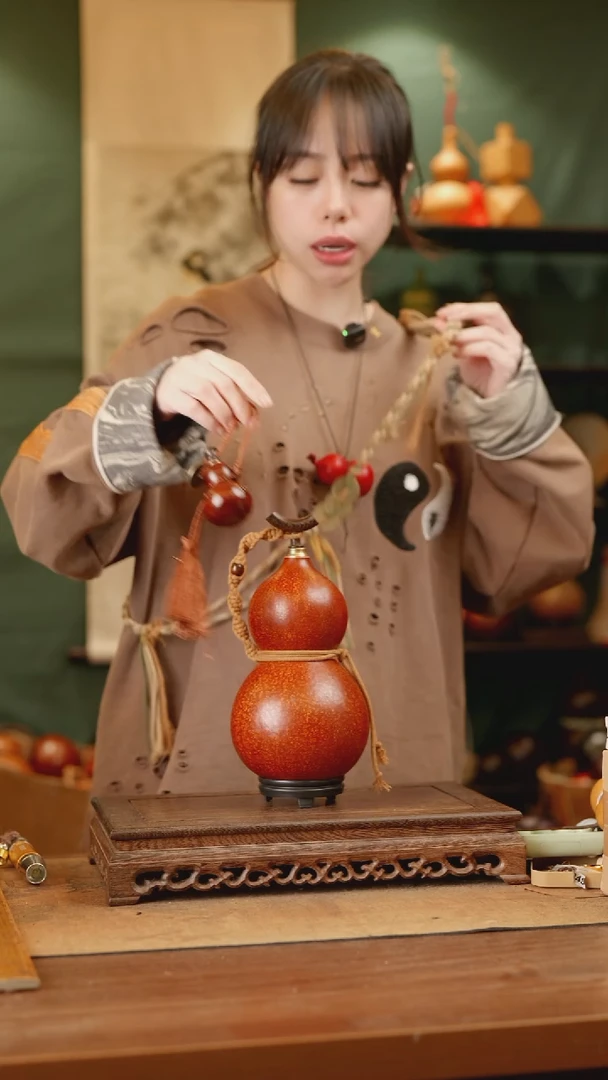 302号精品天然大漆酒葫芦一物一拍~