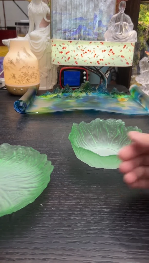 磨砂白菜碗 磨砂白菜盘