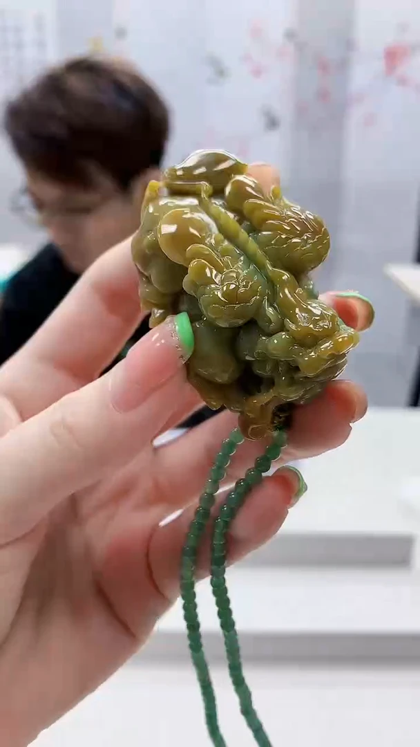 未镶嵌定制翡翠5159ry-毛货挂件162
