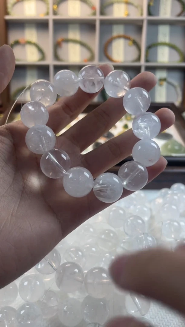 未镶嵌手绳水晶白幽灵