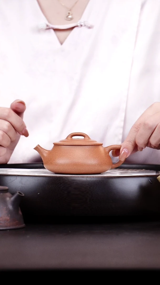 茶杯紫砂悦茗壶紫砂壶               18（金降坡）