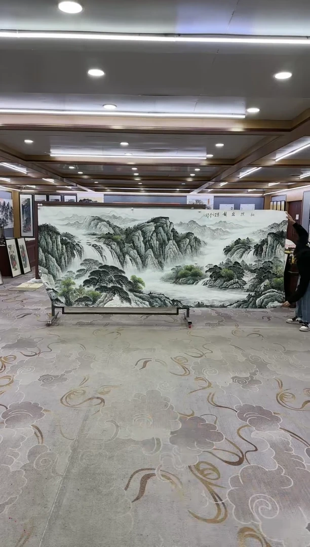 绘画Y-邵明义-大丈二-山水画