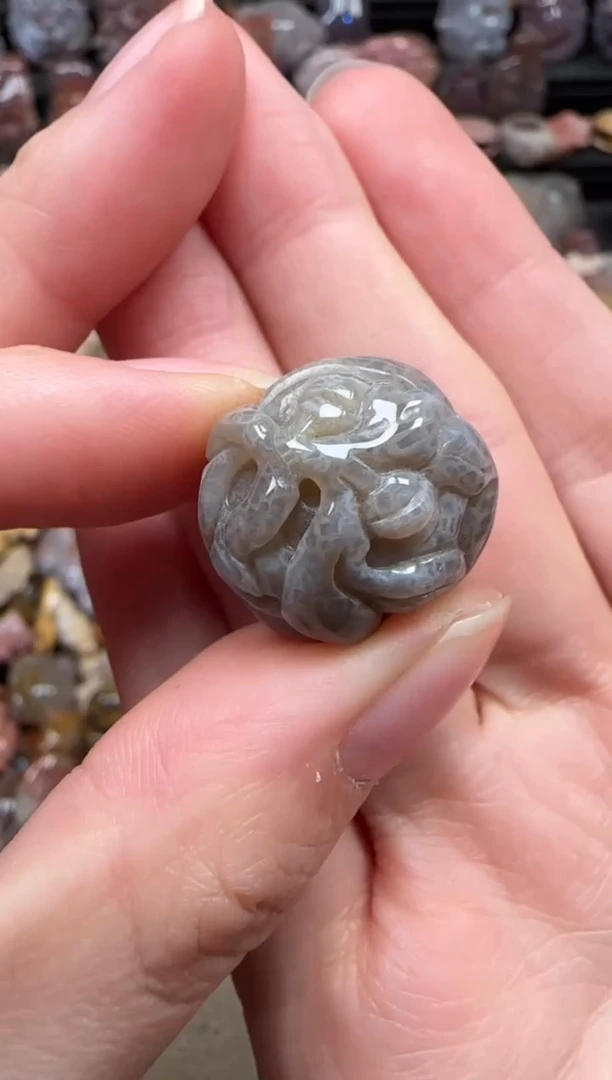 颈饰未镶嵌硅化珊瑚（珊瑚玉）269