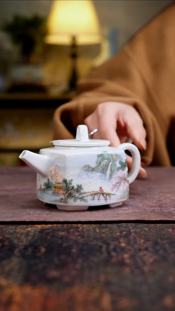 杯景德镇陶瓷杯碗柴烧多人