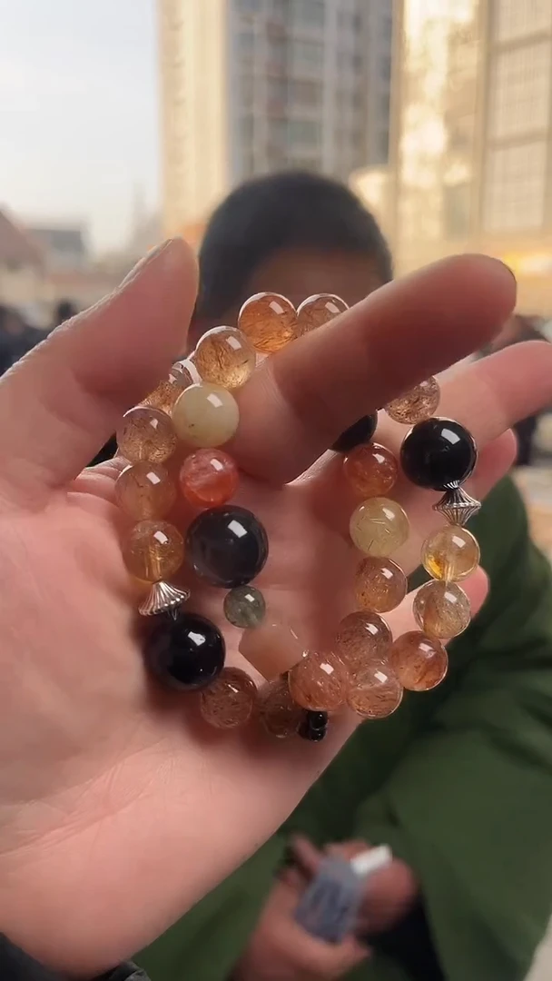 【闪购商品】水晶手链未镶嵌天然DIY手串多样性发一10mm