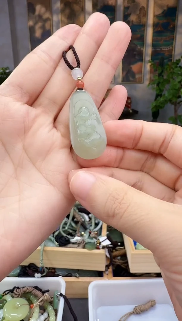 未镶嵌和田玉挂件拍一发一