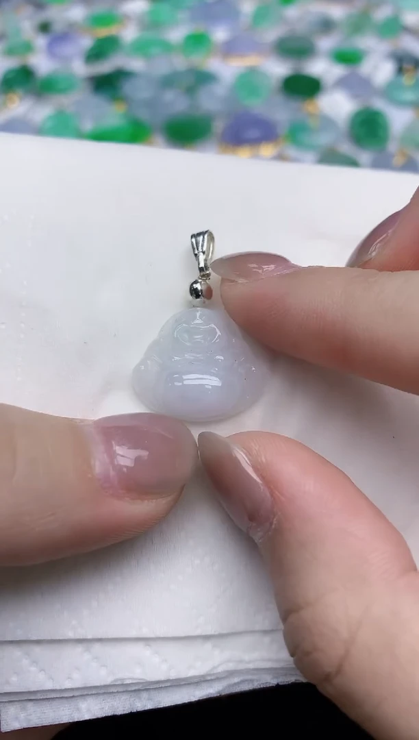 【闪购商品】翡翠颈饰未镶嵌天然翡翠A货