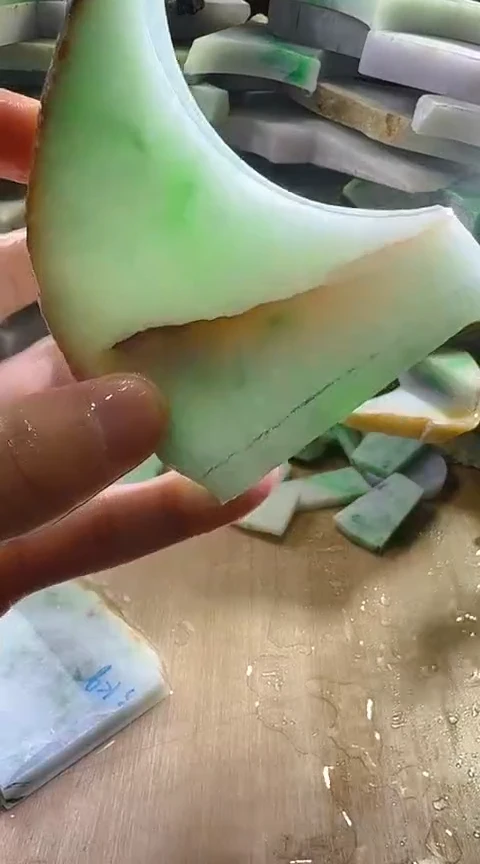 裸石翡翠缅甸翡翠A货花29