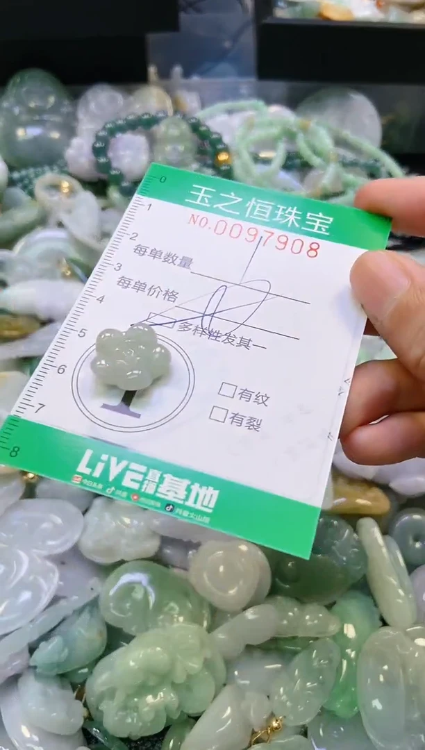 翡翠未镶嵌颈饰闪购0097908多样性发其一