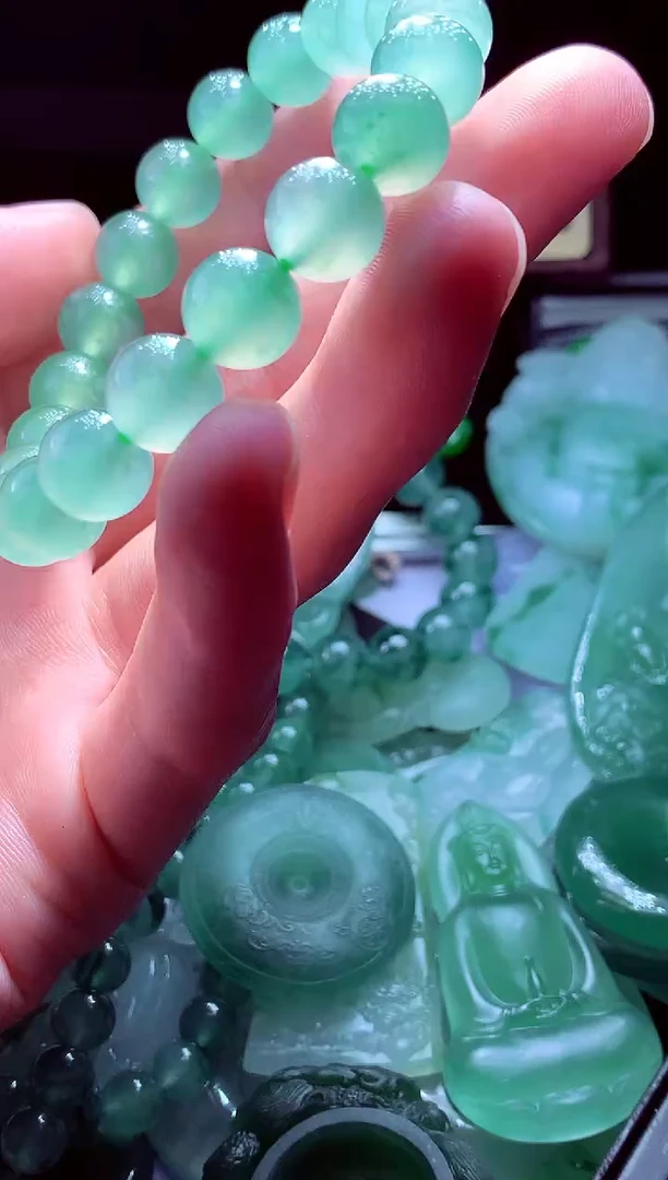 未镶嵌定制翡翠艺*#翡翠毛货定制